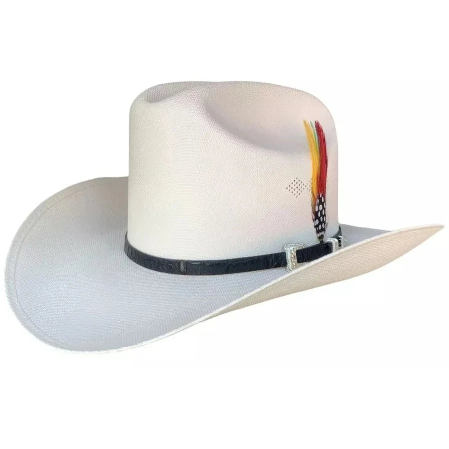 Men's Tombstone 1000X Carin Leon Style Western Cowboy Straw Hat