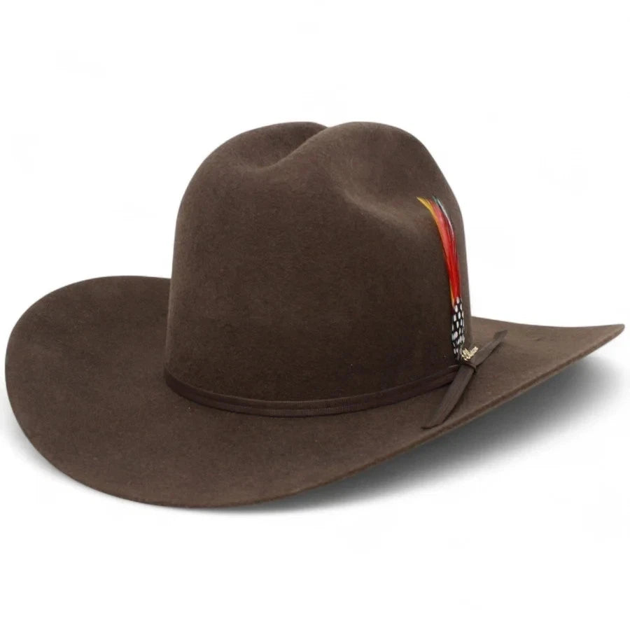Men’s Morcon 20X Sinaloa Rancher (M-5) Style Western Cowboy Fur Felt Hat - Chocolate