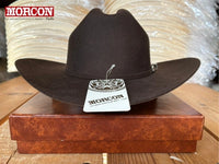 Men’s Morcon 20X Sinaloa Rancher (M-5) Style Western Cowboy Fur Felt Hat - Chocolate