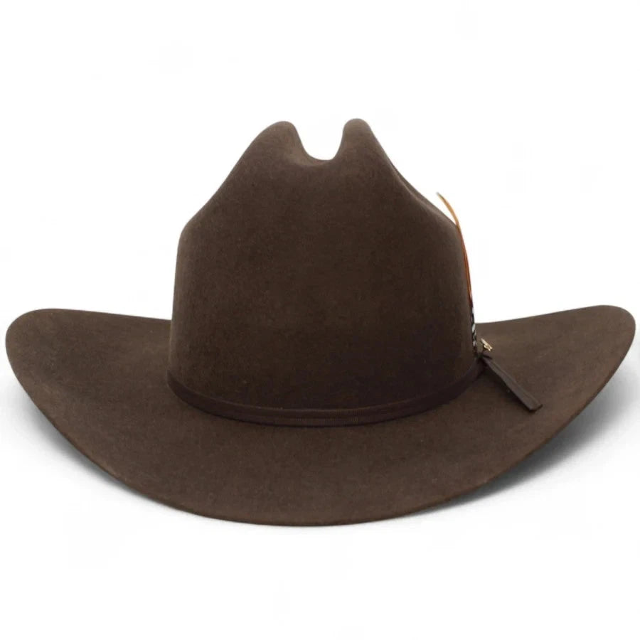 Men’s Morcon 20X Sinaloa Rancher (M-5) Style Western Cowboy Fur Felt Hat - Chocolate