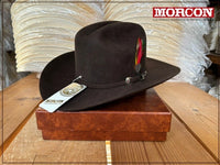 Men’s Morcon 20X Sinaloa Rancher (M-5) Style Western Cowboy Fur Felt Hat - Chocolate