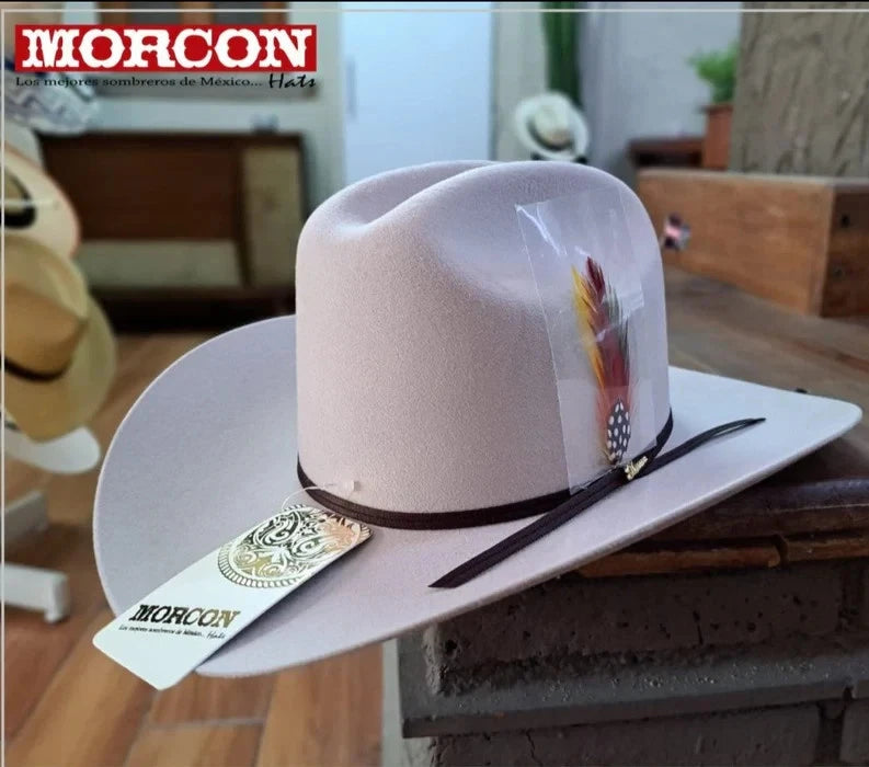 Men’s Morcon 20X Sinaloa Rancher (M-5) Style Western Cowboy Fur Felt Hat - Beige