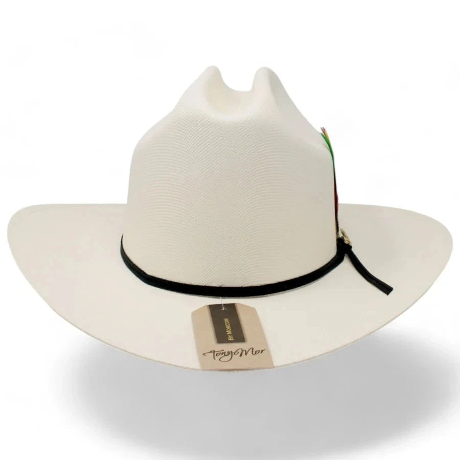 Sombrero Morcon 1000X Sinaloa Superlight Style Western Cowboy Straw Hat Brim 3"