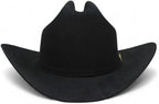 Morcon 200X El Diamante Sinaloa Style Western Cowboy Rabbit Fur Felt Hat - Black