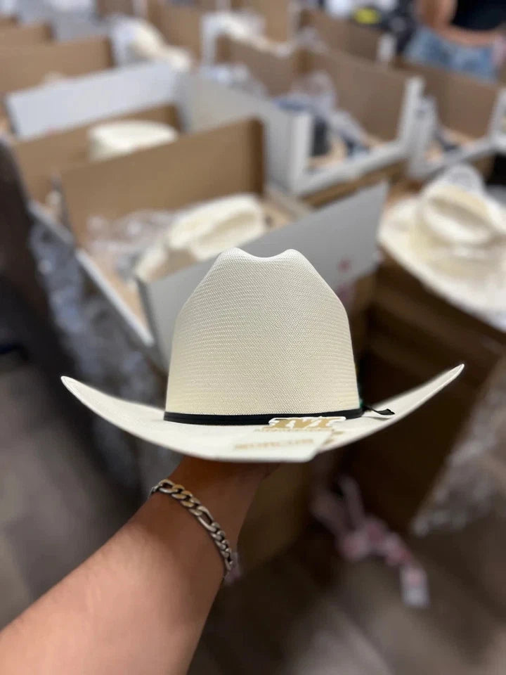 Men's Morcon 300X El Fantasma Style Western Cowboy Shantung Straw Hat