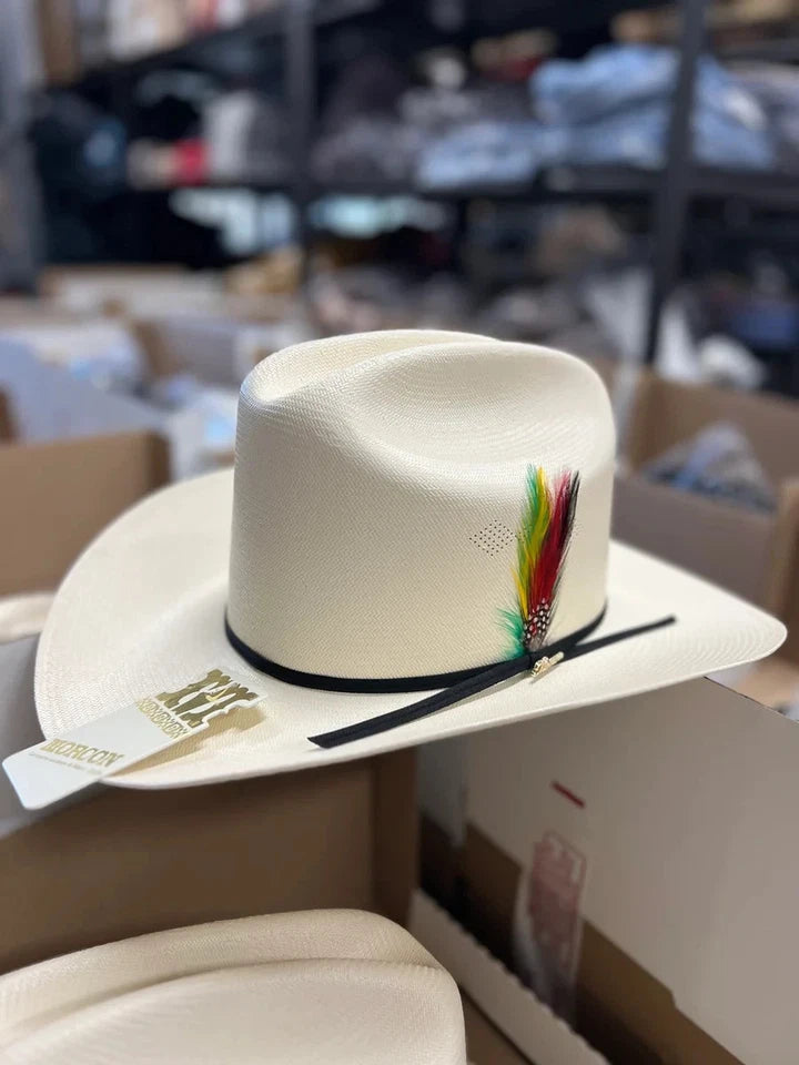 Men's Morcon 300X El Fantasma Style Western Cowboy Shantung Straw Hat