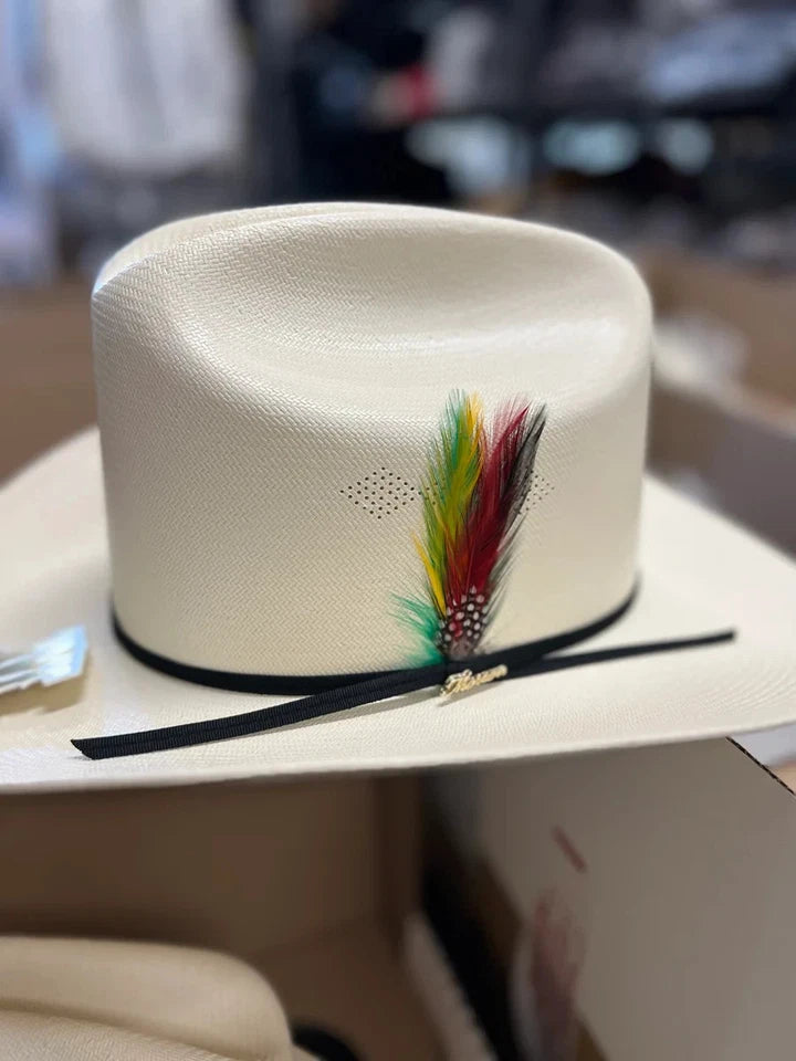 Men's Morcon 300X El Fantasma Style Western Cowboy Shantung Straw Hat