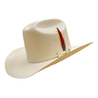 Tombstone 1000X Sinaloa Tall Crown Style Cowboy Straw Hat w/White Band
