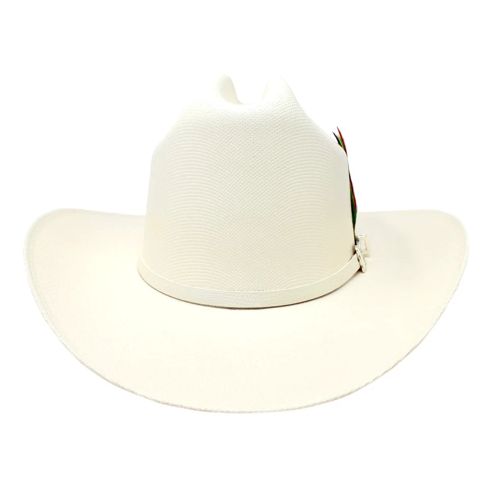 Tombstone 1000X Sinaloa Tall Crown Style Cowboy Straw Hat w/White Band