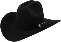 Tombstone 20X Sonora Style Western Cowboy Fur Felt Hat - Black