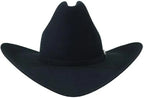 Tombstone 20X Sonora Style Western Cowboy Fur Felt Hat - Black