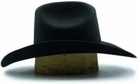 Tombstone 20X Sonora Style Western Cowboy Fur Felt Hat - Black