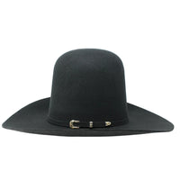 Tombstone 20X Open Crown Style Western Cowboy Fur Felt Hat - Black