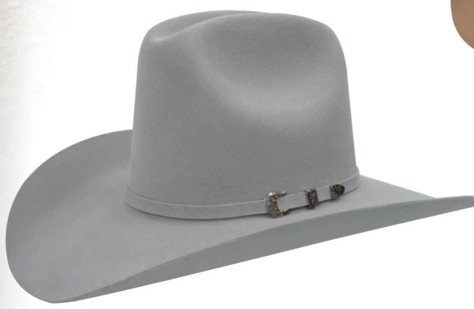Tombstone 20X Sonora Style Western Cowboy Fur Felt Hat - Gray