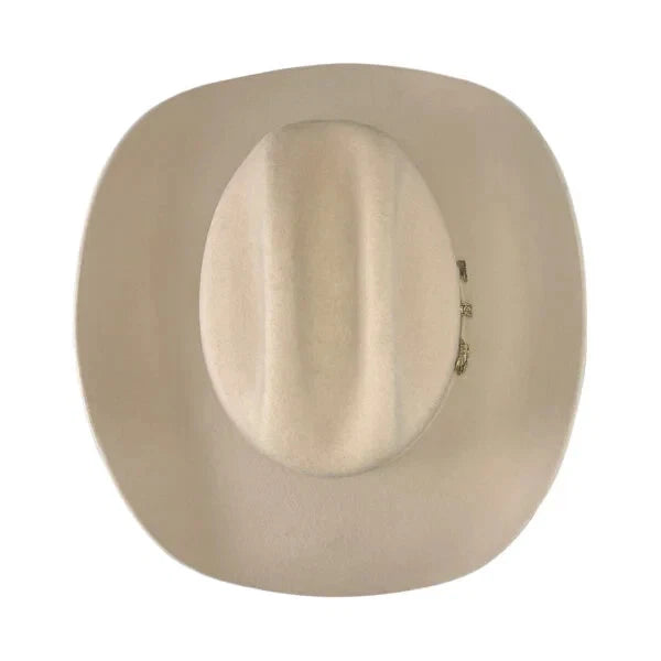 Tombstone 20X Los Dos Carnales Patron Style Western Cowboy Fur Felt Hat - Beige
