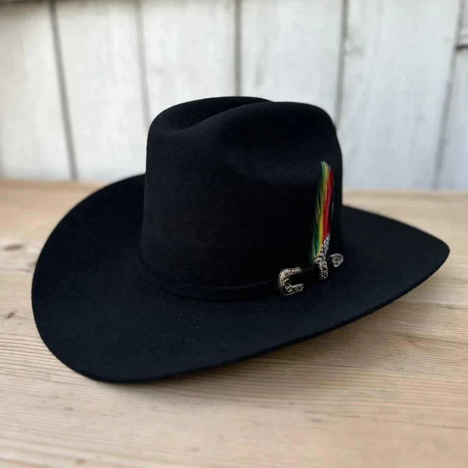 Tombstone 20X Marlboro Rancher Style Western Cowboy Fur Felt Hat - Black