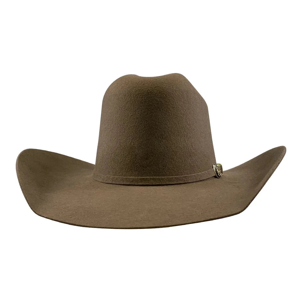 Tombstone 20X Ranger Minnick Style Western Cowboy Fur Felt Hat - Oak Brown