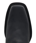 Women´s Silverton Shania All Leather Square Toe Short Boots-Black