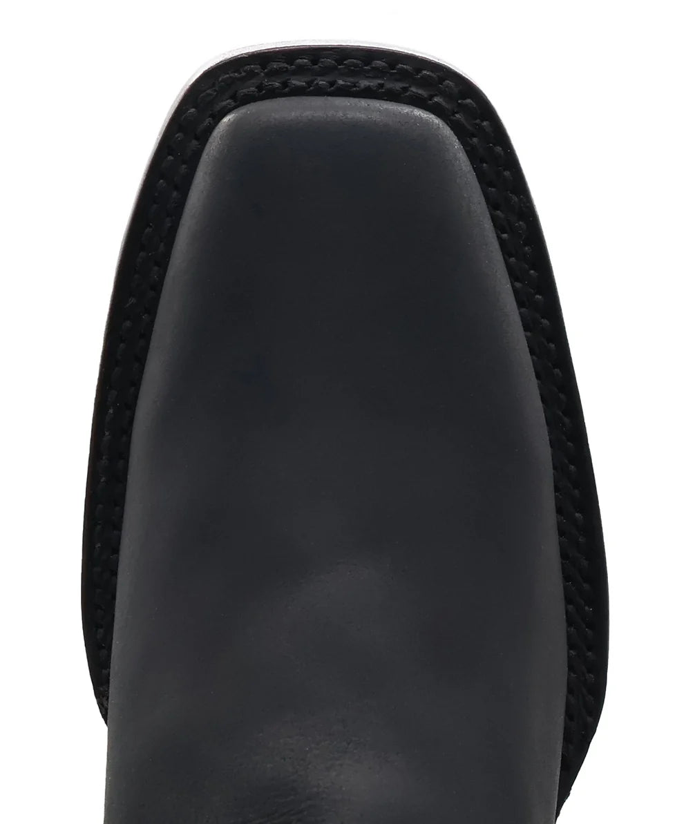 Women´s Silverton Shania All Leather Square Toe Short Boots-Black