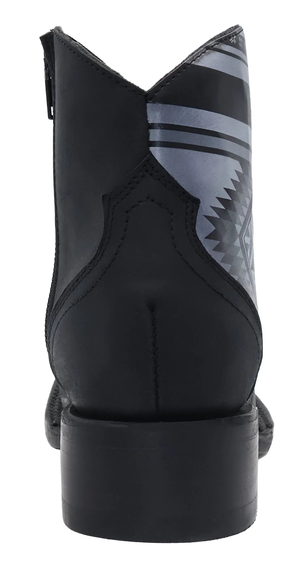 Women´s Silverton Shania All Leather Square Toe Short Boots-Black