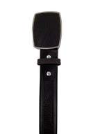 Shark Skin Print Western Belt with Removable Metal Buckle - Brown - OriginalWestern.com