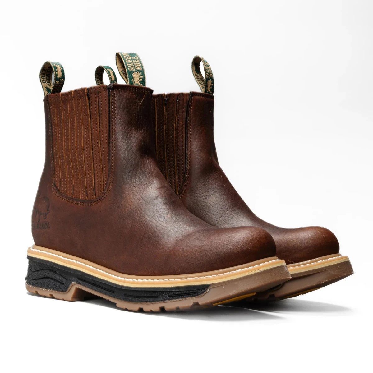 Silver Bull Leather Dual Density Sole Ankle Work Boot–Brown - OriginalWestern.com