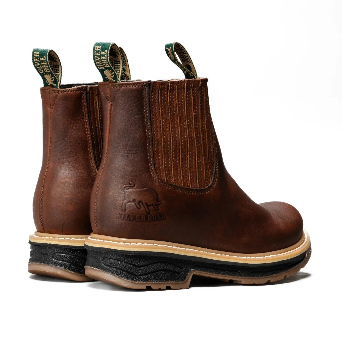 Silver Bull Leather Dual Density Sole Ankle Work Boot–Brown - OriginalWestern.com