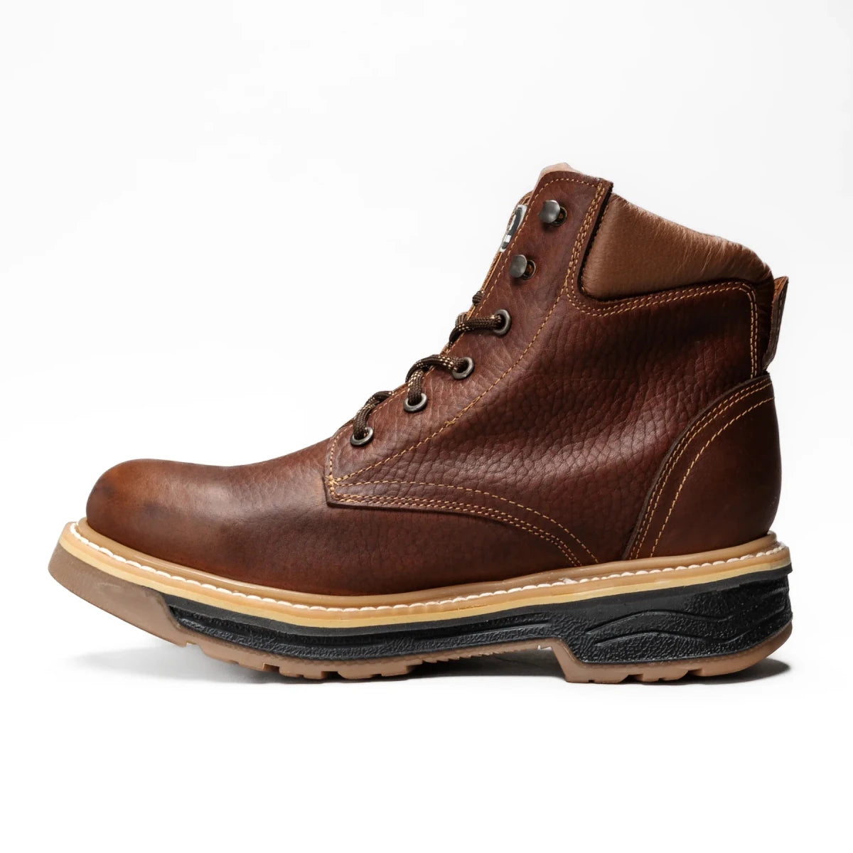 Silver Bull Leather Dual Density Sole Ankle Work Boot–Brown - OriginalWestern.com