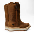 Silver Bull Leather Dual Density Work Boot–Brown - OriginalWestern.com