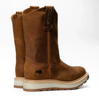 Silver Bull Leather Dual Density Work Boot–Brown - OriginalWestern.com