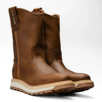 Silver Bull Leather Dual Density Work Boot–Brown - OriginalWestern.com