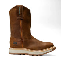 Silver Bull Leather Dual Density Work Boot–Brown - OriginalWestern.com