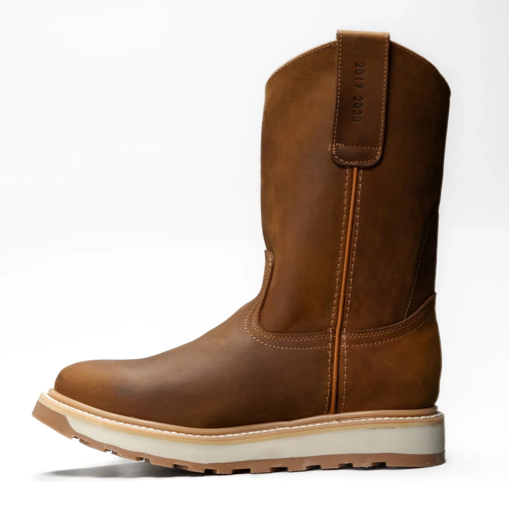 Silver Bull Leather Dual Density Work Boot–Brown - OriginalWestern.com
