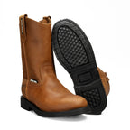 Silver Bull Leather PU Rubber Sole Work Boot–Laton - OriginalWestern.com