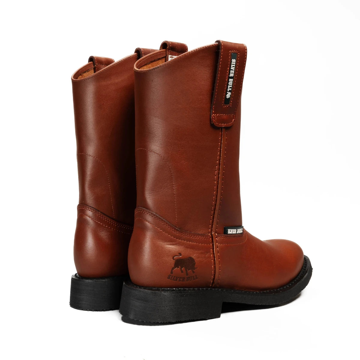Silver Bull Leather PU SB-800 Rubber Sole Work Boots – Shedron - OriginalWestern.com