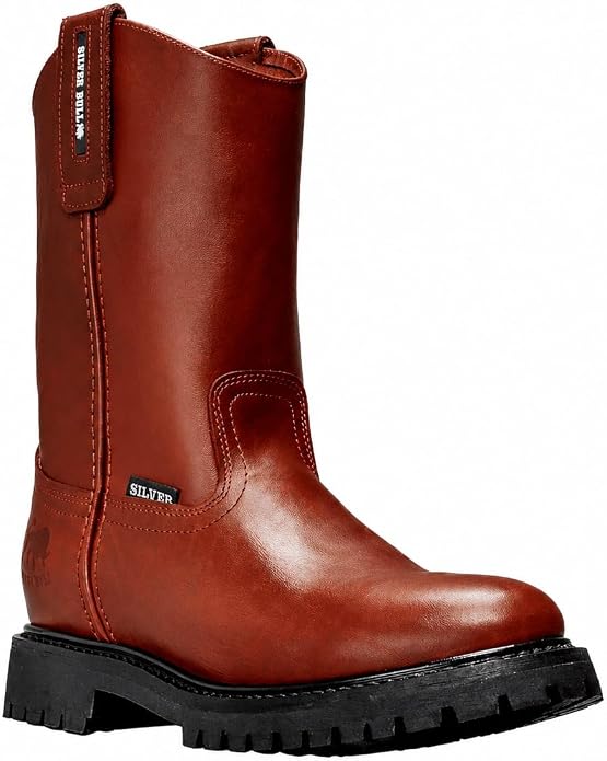 Silver Bull Leather SB-850 Tractor Sole Work Boots – Shedron - OriginalWestern.com