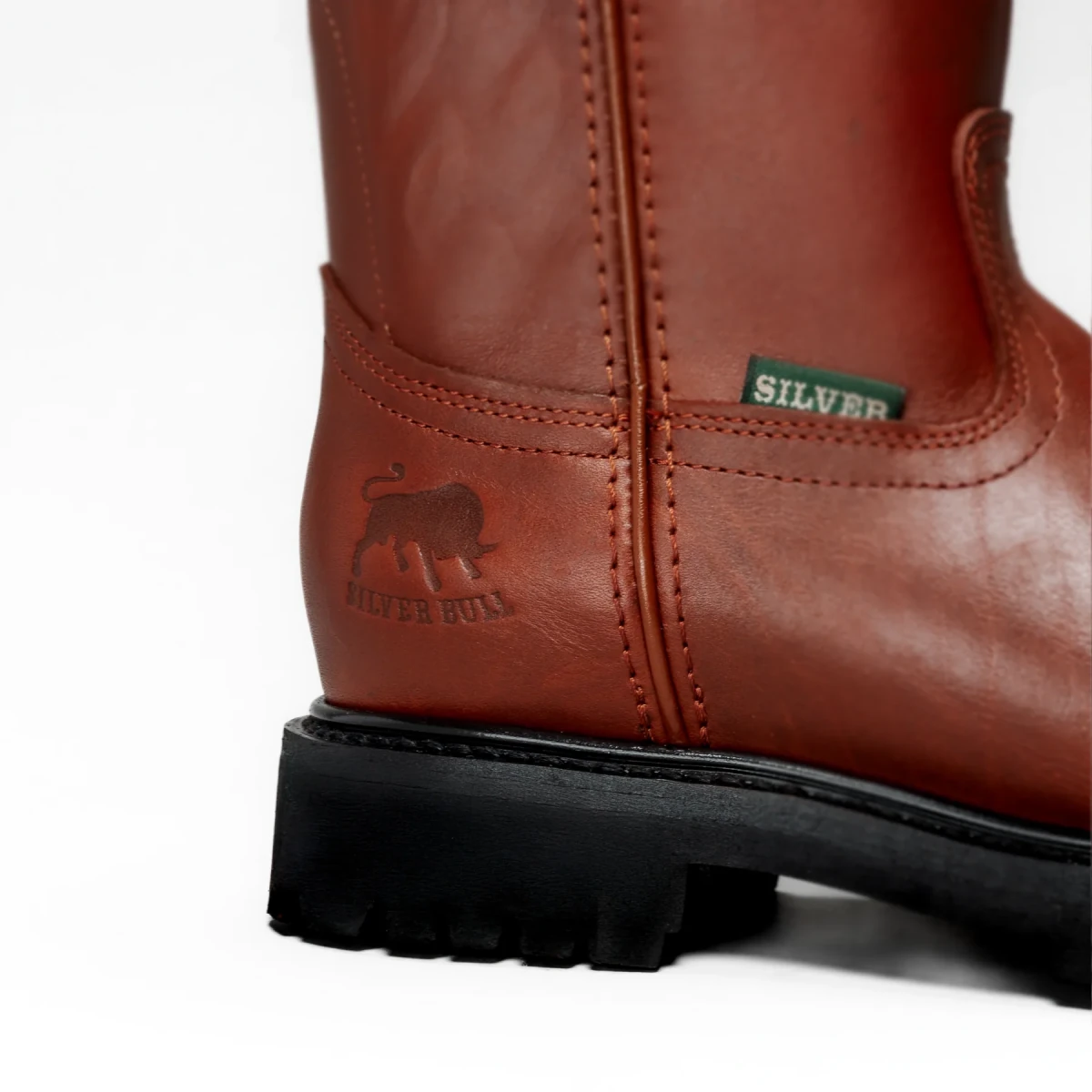 Silver Bull Leather Tractor Sole Work Boot–Shedron - OriginalWestern.com