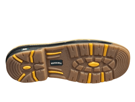 Silver Bull Men's SB–3980 Rodeo Square Toe Work Boots with Toe Protection - OriginalWestern.com