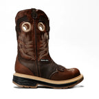 Silver Bull Western Leather Dual Density Work Boot–Brown - OriginalWestern.com