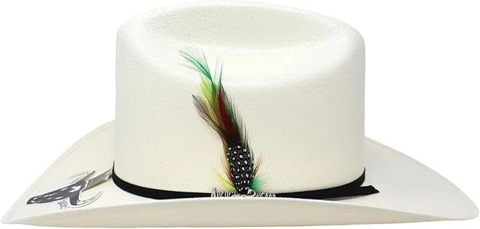Sombrero Cuernos Chuecos 100X Johnson Style Western Cowboy Straw Hat - OriginalWestern.com