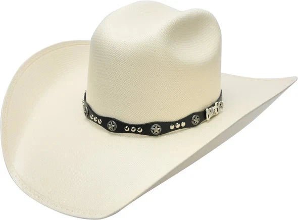 Sombrero Cuernos Chuecos 100X Marlboro Oscar Style Cowboy Straw Hat - OriginalWestern.com