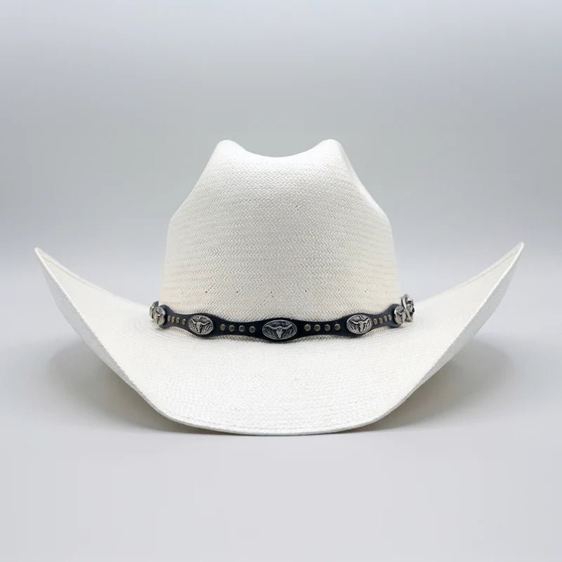 Sombrero Cuernos Chuecos 100X Marlboro Oscar Style Cowboy Straw Hat - OriginalWestern.com
