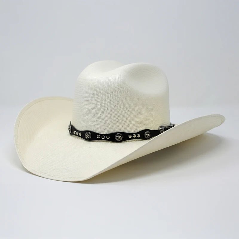 Sombrero Cuernos Chuecos 100X Marlboro Oscar Style Cowboy Straw Hat - OriginalWestern.com