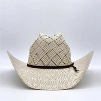 Sombrero Cuernos Chuecos 100X Oscar Diamond Style Cowboy Straw Hat - OriginalWestern.com