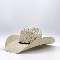 Sombrero Cuernos Chuecos 100X Oscar Diamond Style Cowboy Straw Hat - OriginalWestern.com