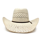 Sombrero Cuernos Chuecos 100X Renegado 3-Randas Style Western Cowboy Straw Hat - OriginalWestern.com