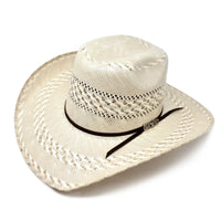 Sombrero Cuernos Chuecos 100X Renegado 3-Randas Style Western Cowboy Straw Hat - OriginalWestern.com
