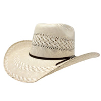 Sombrero Cuernos Chuecos 100X Renegado 3-Randas Style Western Cowboy Straw Hat - OriginalWestern.com