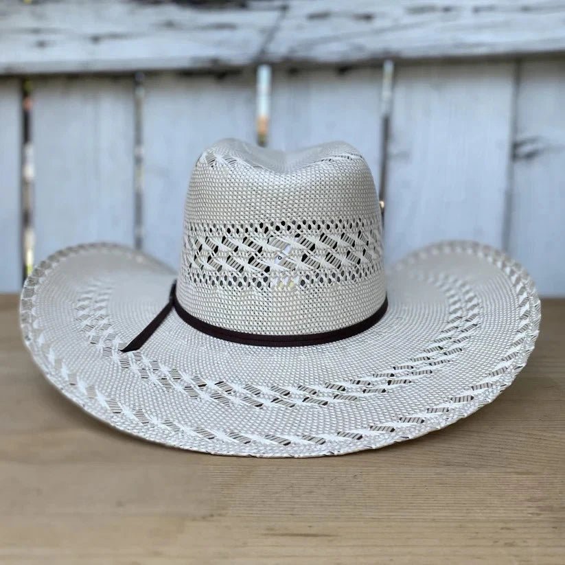 Sombrero Cuernos Chuecos 100X Renegado 3-Randas Style Western Cowboy Straw Hat - OriginalWestern.com