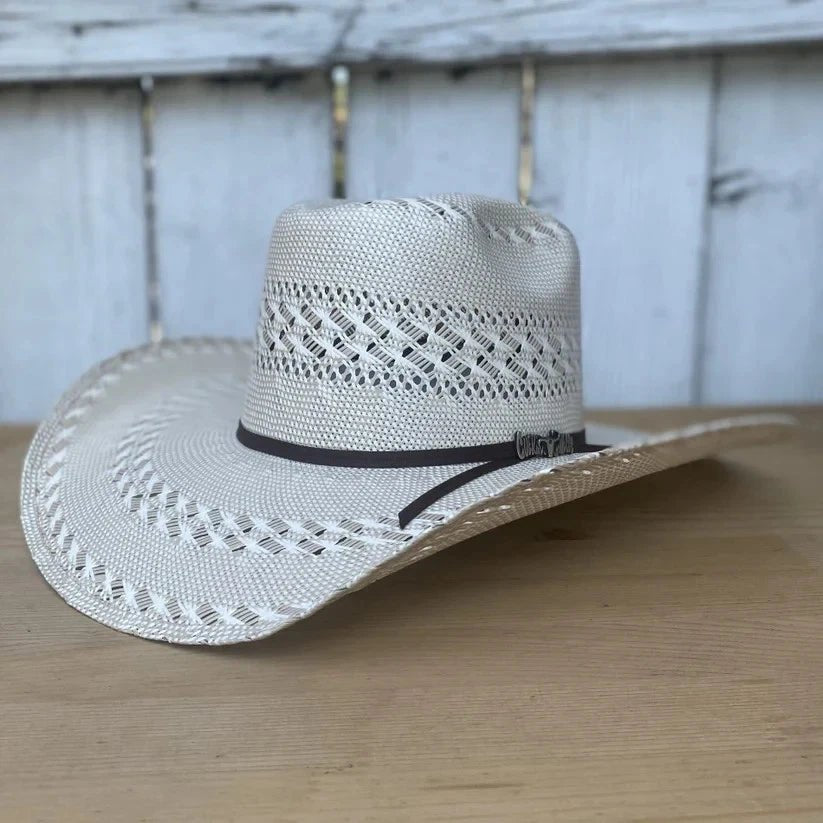 Sombrero Cuernos Chuecos 100X Renegado 3-Randas Style Western Cowboy Straw Hat - OriginalWestern.com